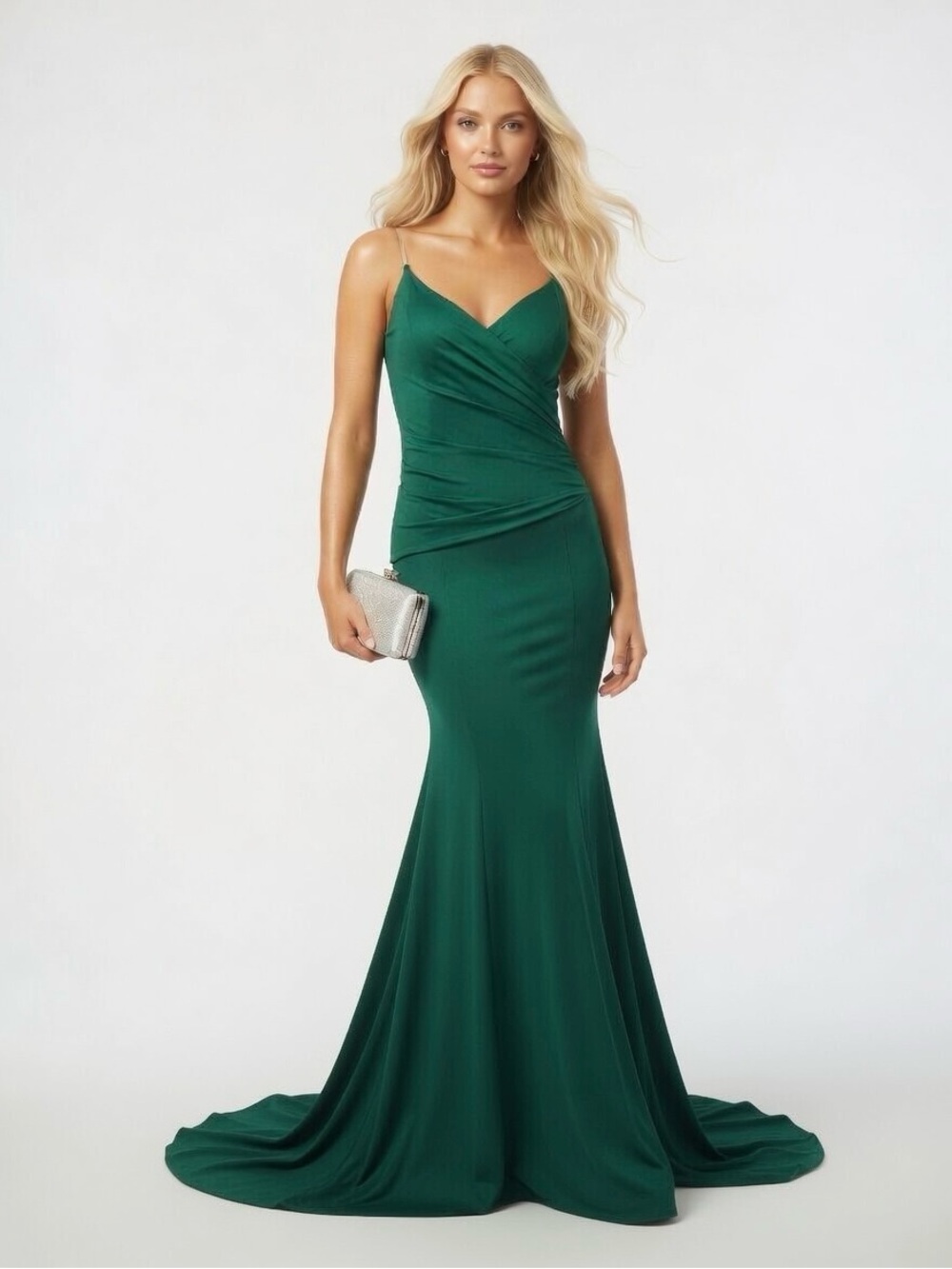 Green formal dress